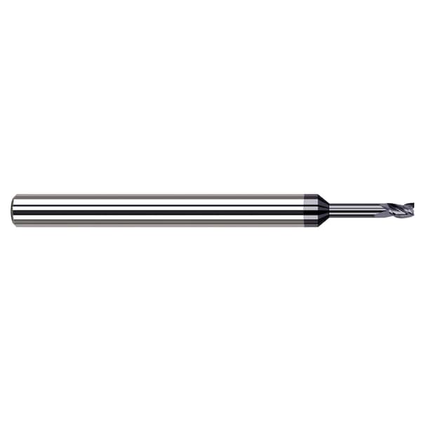 End Mill for High Temp Alloys - Square 0.0200" (.5 mm) Cutter DIA x 0.0300" Length of Cut